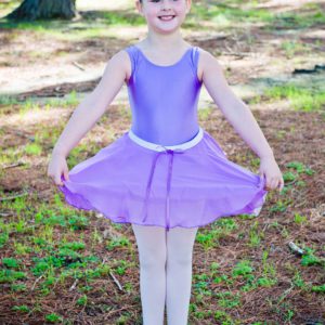 Young ballerina posing