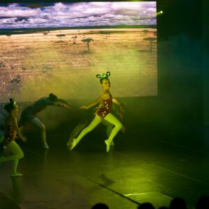 Ballerinas in Animal Costumes Performing On Stage