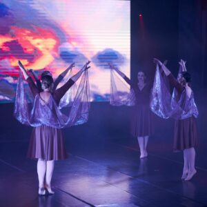 Ballerinas in Costume Performing On Stage