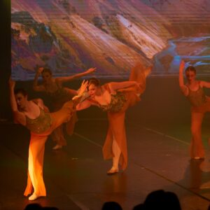 Ballerinas in Costume Performing On Stage
