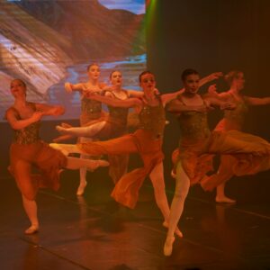 Ballerinas in Costume Performing On Stage