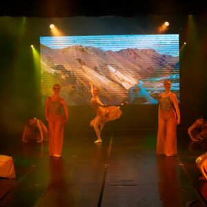 Ballerinas in Costume Performing On Stage