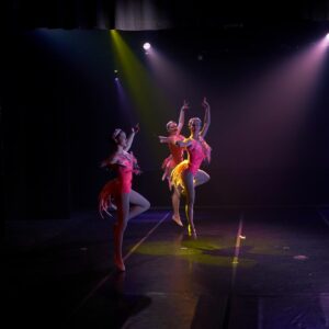 Ballerinas Performing On Stage