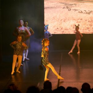 Ballerinas in Animal Costumes Performing On Stage