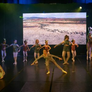 Ballerinas in Animal Costumes Performing On Stage