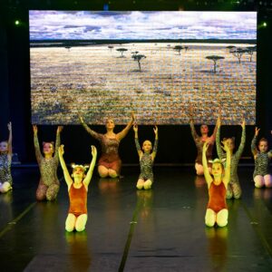 Ballerinas in Animal Costumes Performing On Stage